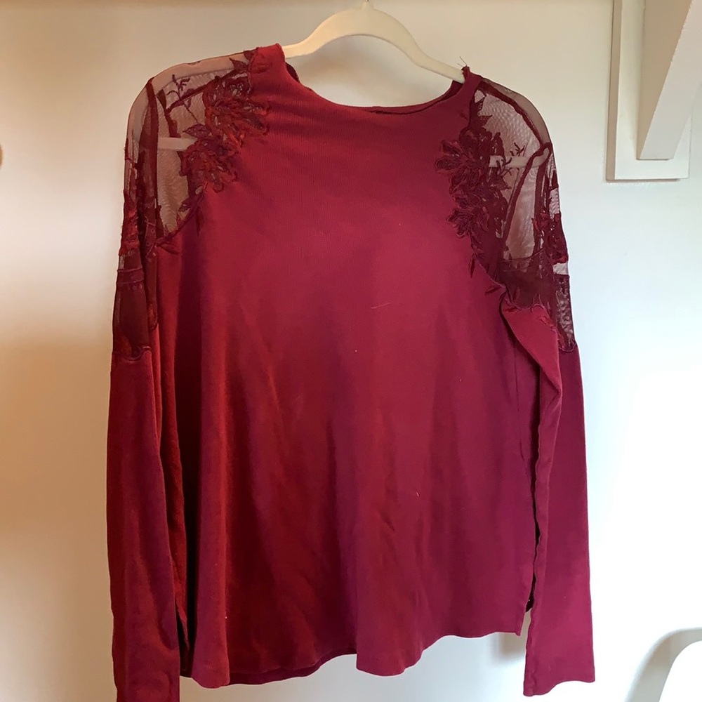 Long sleeve blouse